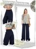 Women's High Street Casual Loose Straight-Leg Wide-Leg Jeans - Autumn Collection