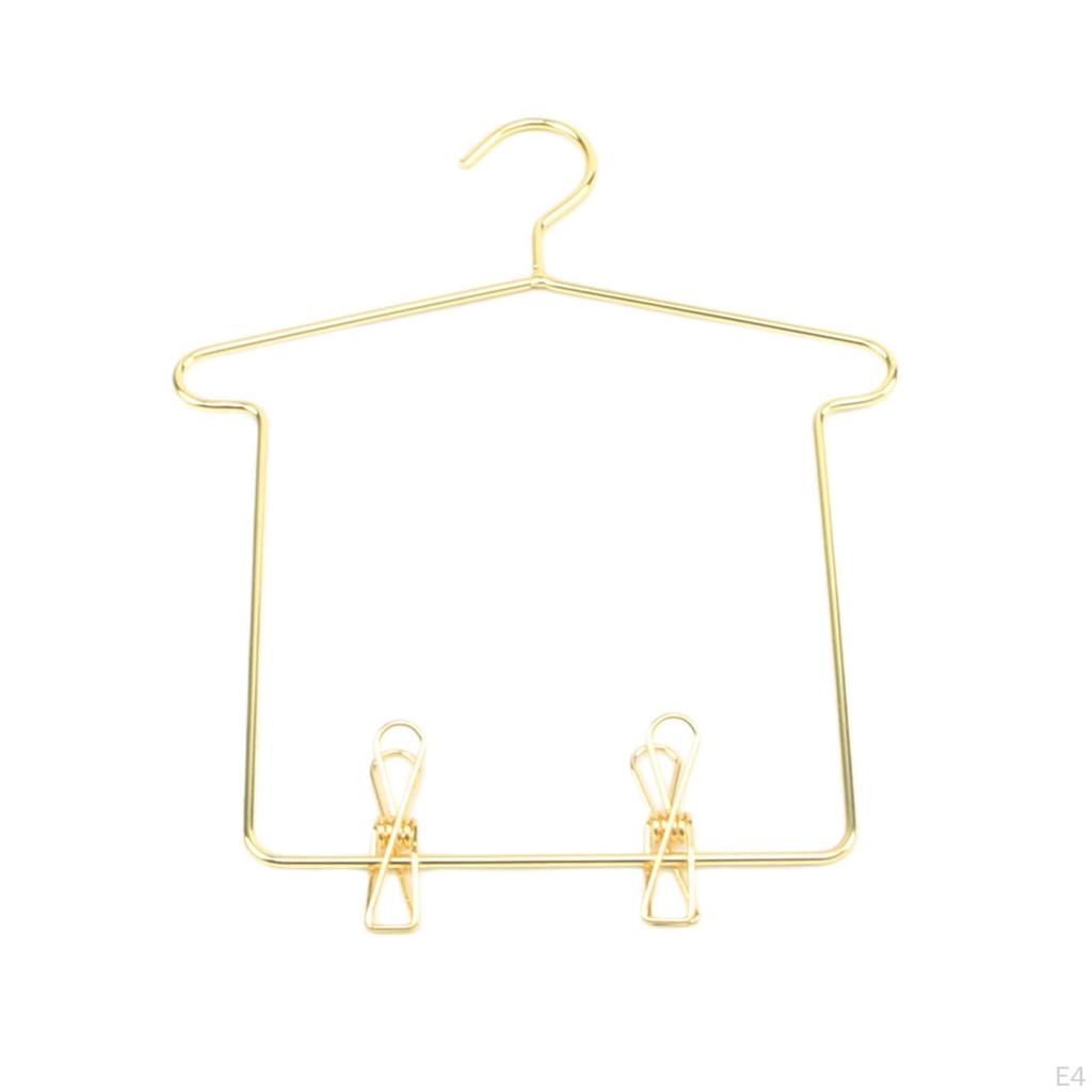 5 1/3 Coat Hangers, Dollhouse Rack, Miniature Doll Accessories, Furniture, Micro Landscape