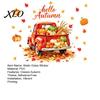 Static Cling Decorations Autumn Harvest Window Clings, Decorative Glass Sticker for Thanksgiving Home Shop Festive Clings Decor, Removable PVC