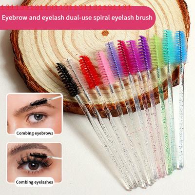 Einweg Kristall Wimpernbürste Kamm 50/100 Stück Wimpernverlängerung Mascara Stäbe Make-up Professionelles Make-up Schönheitswerkzeug