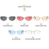 Women's sunglasses, men's and women's fashion frameless sunglasses, metal sunglasses