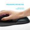 Wrist Rest Mouse Pad Memory Foam Ergonomic Design Office Mouse Pad with Nonslip Wrist Support