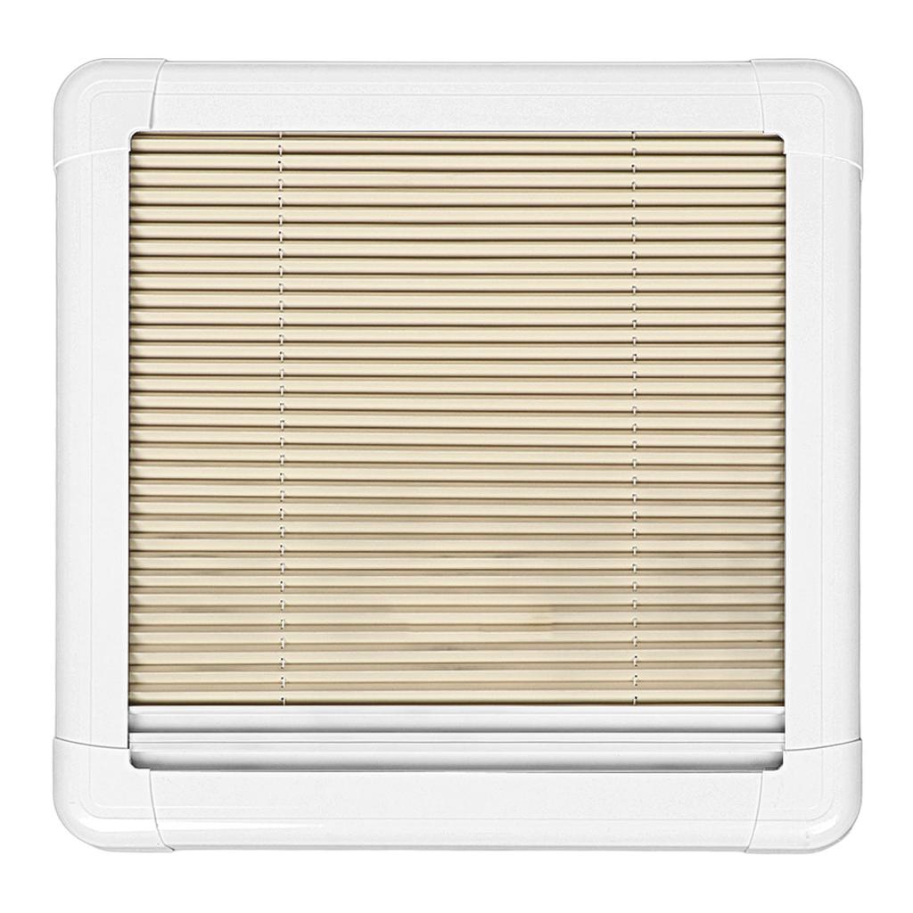 RV Window With Blackout Curtain 75° Opening Angle H500mm W500mm Cutout Push Out Window for RV Camper