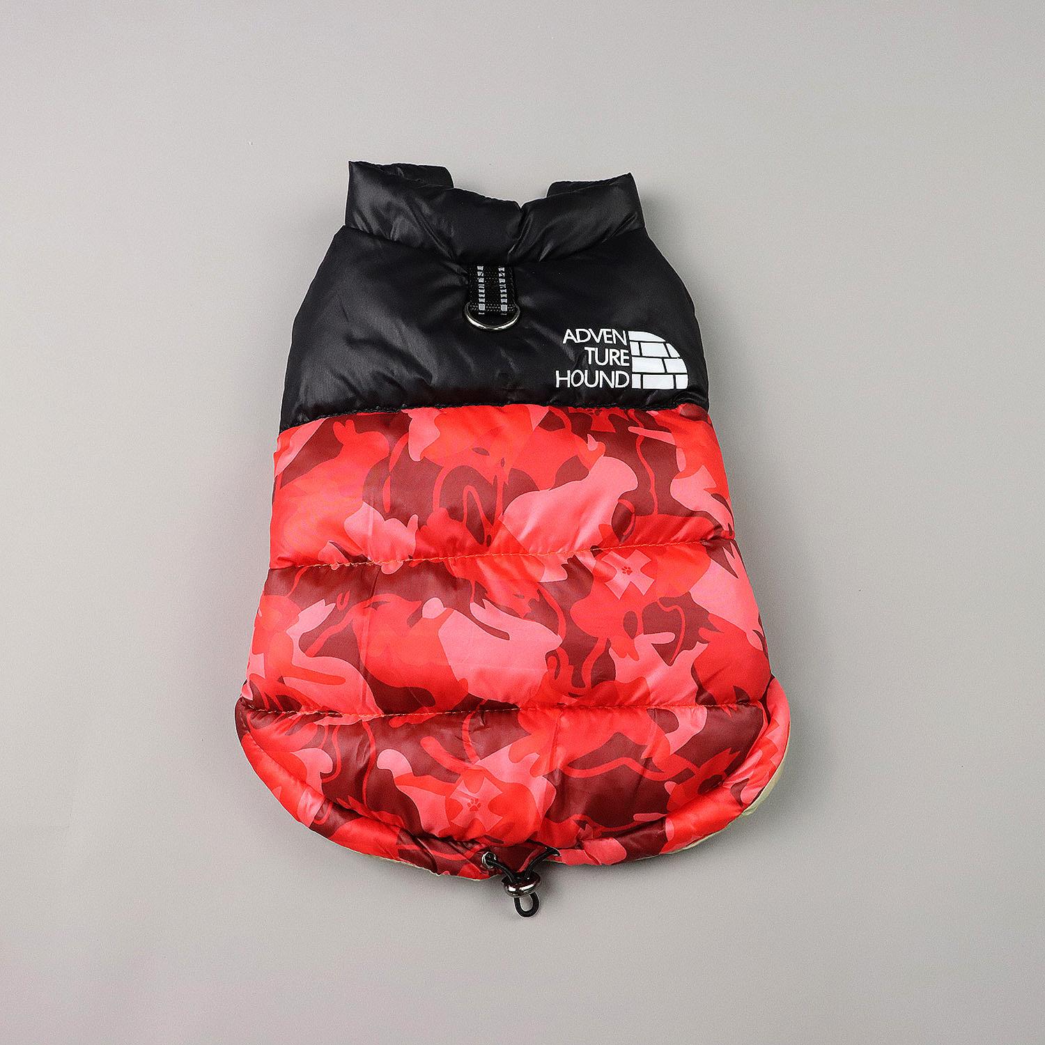 

Dog Winter Jacket Cozy Doggie Windproof Camouflage Warm Pet Garment,Comfortable Cold Weather Fleece Apparel Outfits with Leash R XS（old）