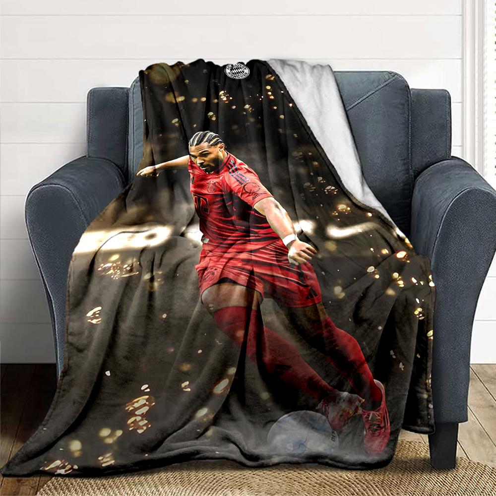 Soccer Celebration Moment Blankets Flannel Printed Breathable Warm Throw Blanket for Home Office Bedspreads 0708a70
