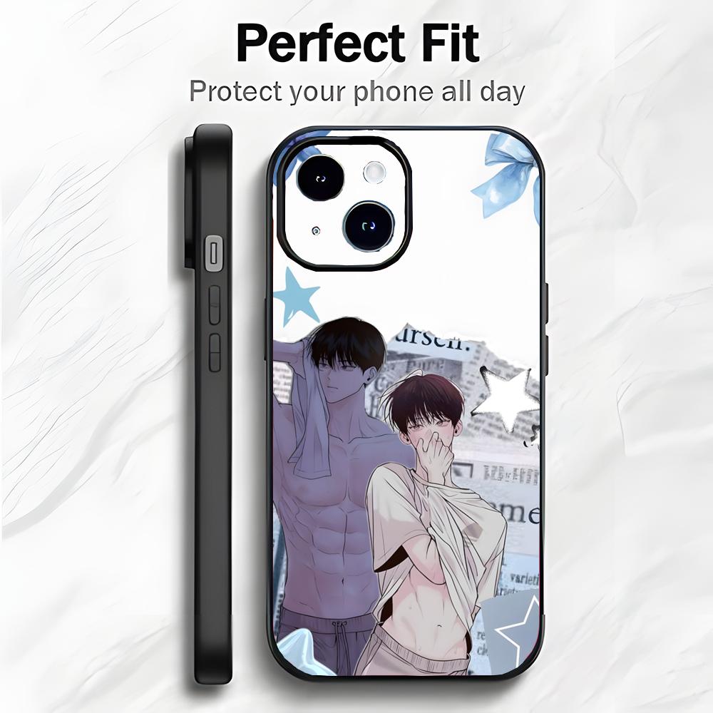 Romantic Korean Manhwa M-Mondays Savior Phone Case Phone Case Soft Packaging Lightweight For iPhone17 16 15 14 13ProMax
