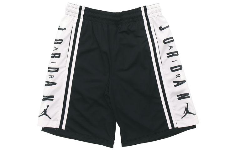 Jordan Air Basketbalshorts Heren Zwart Wit BQ8393-010 S