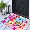 Little Pony (16) Customize your name rug, office chair cushion, home bedroom living room gift.