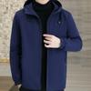 Winter Warm Outerwear for Men Trendy Fleece Jacket Casual Sports Outdoor Windbreaker Top Trench Coat for Men