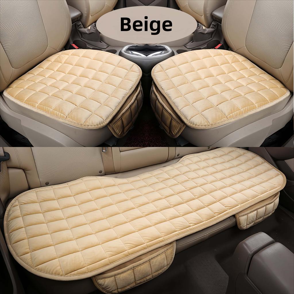 Car Cushion with Comfort Seat Cushion Driver Foam & Non-Slip Rubber Vehicles Office Chair Home Car Pad Seat Cover Accessories