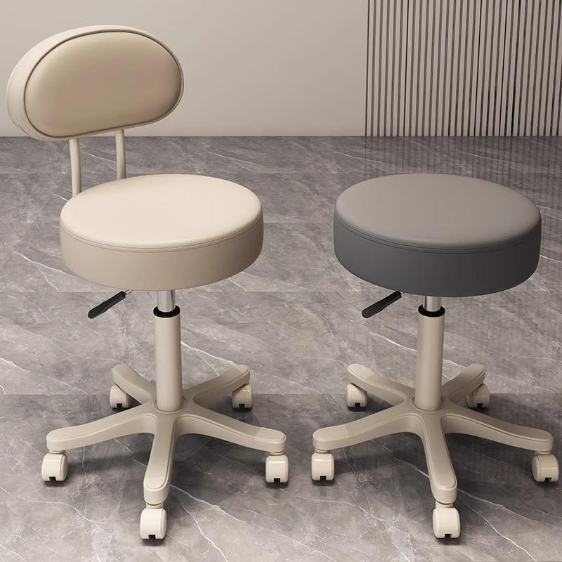 Beauty Salon Swivel Stool: Hairdresser, Nail Technician, Makeup Artist, Barber Wheeled Chair