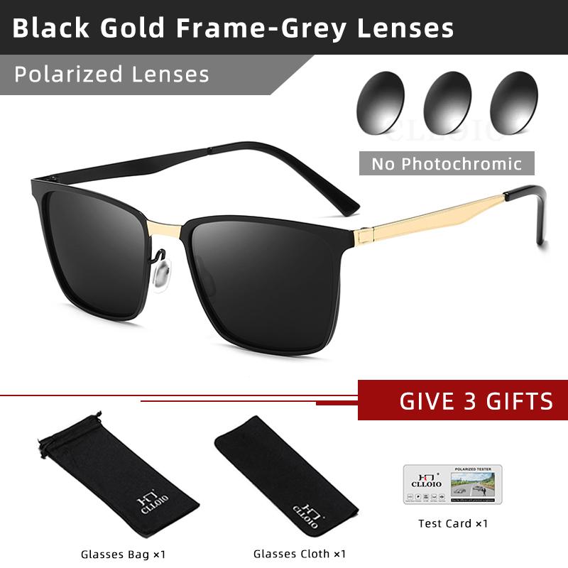 

CLLOIO квадратные фотохромные поляризованные солнцезащитные очки для мужчин и женщин модные дорожные вождения антибликовые солнцезащитные очки мужские Oculos de sol Glasses Without Box