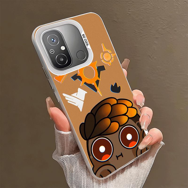V-Valorant Cute Catoon Soft Phone Case for Xiaomi Redmi 15C 15 14C 13C 12C Poco X5 X6 X7 Pro X3 F8 F7 Ultra M8 13 12 Cover Back
