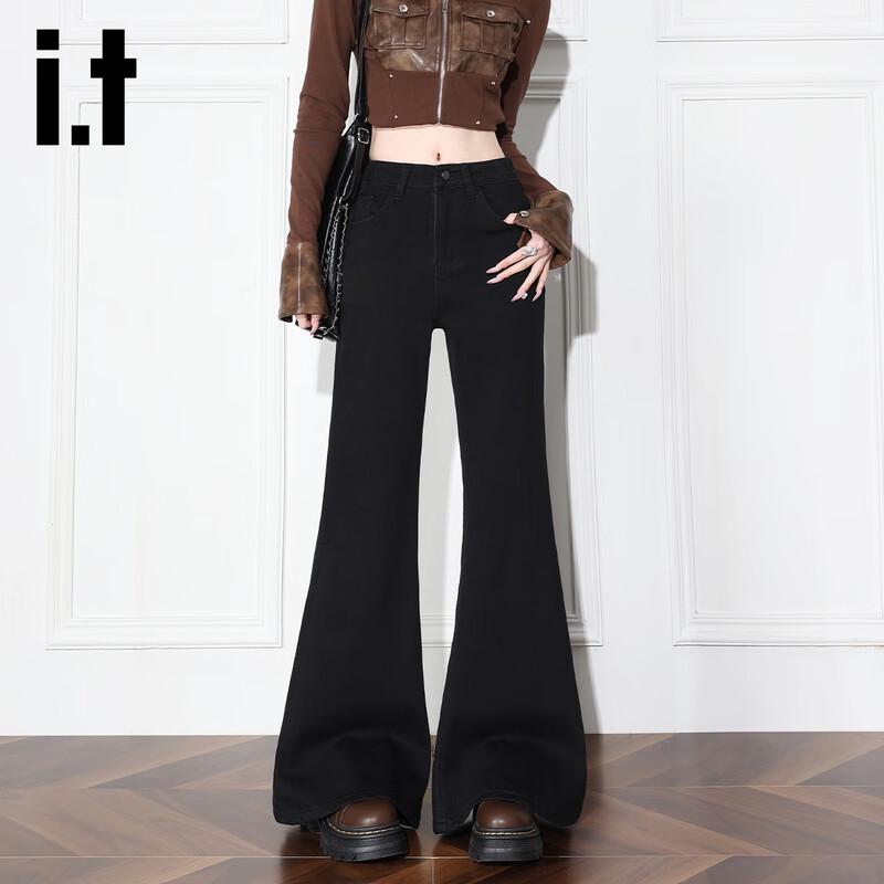 

izzue it Women s High-Waist Flared Jeans S