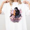 Death Loves Cats Shirt, Cute Creepy Cat Graphic Tee, Grim Reaper Cat T-Shirt, Gothic Cat Lover Gift, Halloween Shirt