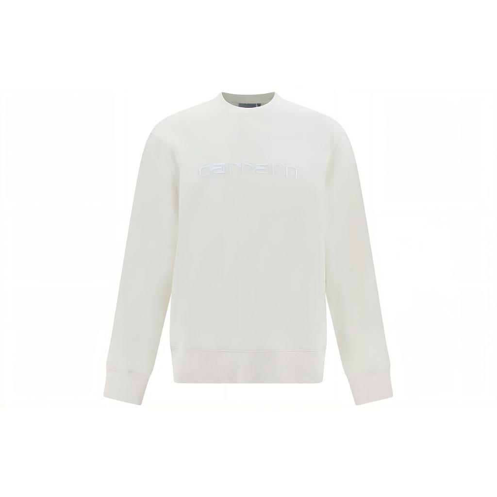 Carhartt WIP Solid Color Crew Neck Pullover Long Sleeve Sweatshirt Men Sweatshirt I031788WAX
