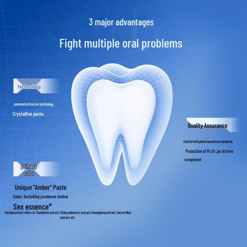 Pudilan Multi-Effect Special Care Mint Toothpaste