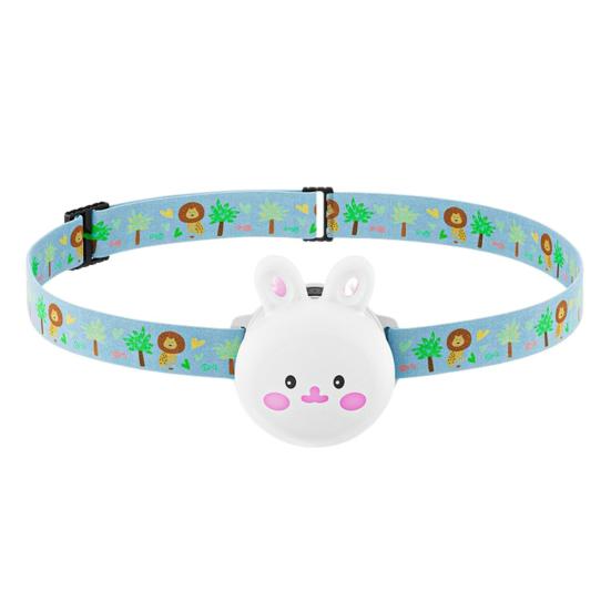 

Мультяшный светодиодный налобный фонарь, супер яркий, с высоким световым потоком, водонепроницаемый, перезаряжаемый, регулируемый, детский налобный фонарь-фонарик с красным светом Rabbit