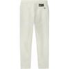 Nike Solid Color Logo Cuff Design Straight Leg Knit Sports Pants Men Bottoms White FN2676-133