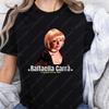 RAFFAELLA CARRA Italian Song Print T-shirt Top RAFFAELLA CARRA Trend Short Sleeve Unisex Shirt