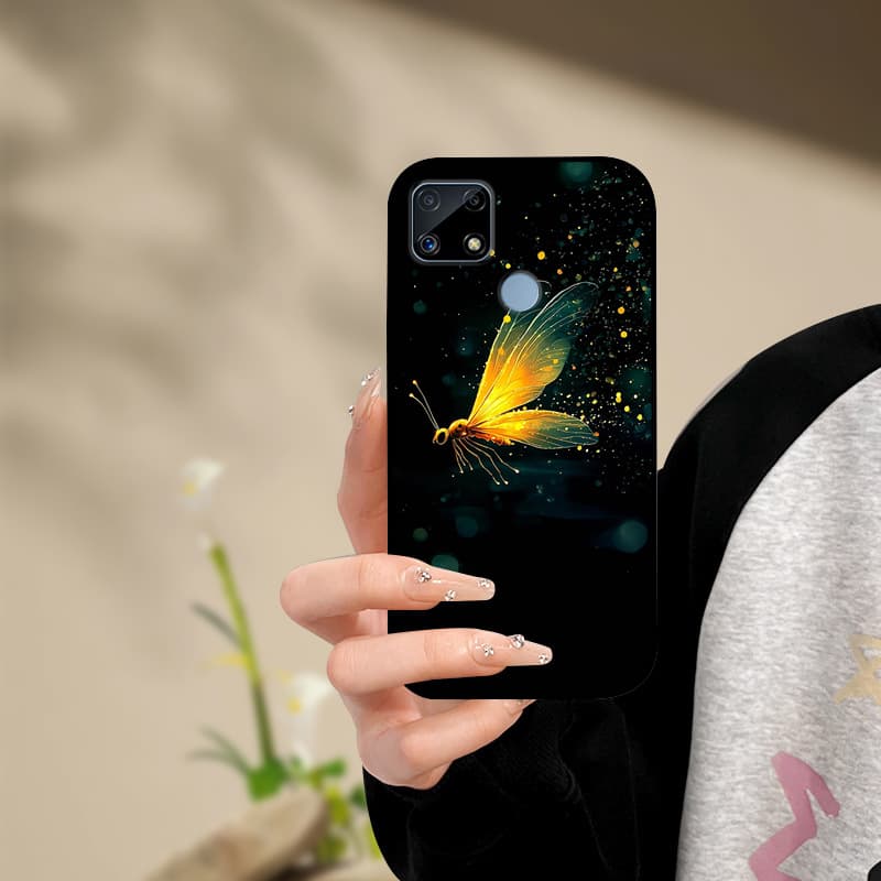 Silicone Phone Case For Realme C25s C25 Cover Painted Soft  For Realme C25 C25S C21 C21Y C25Y Phone Case RealmeC25s C 25 s Funda