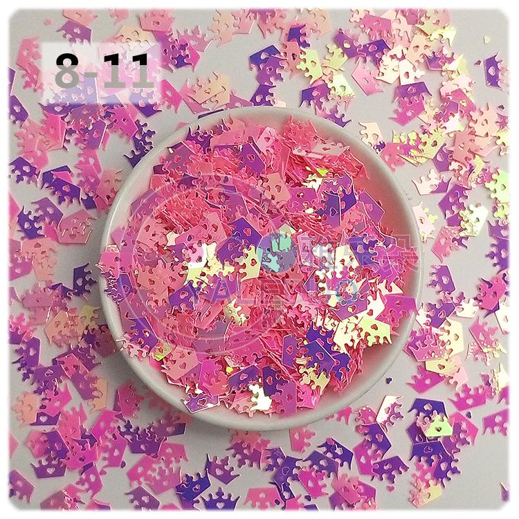 Yaleduo Crown PVC Sequin Carnival Costume Headwear Accessories