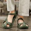 Vintage Inspired Women's Flat Sandals Solid Color EVA Material Roman Ethnic Styles for Beach and Streetwear