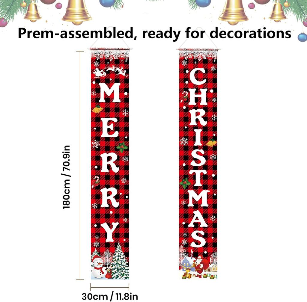 Christmas couplets, banners, home decorations, porch signs, home parties indoor and outdoor decorations  decoration anniversaire