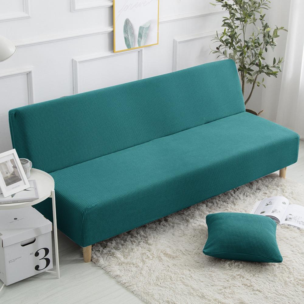 Removable Futon Sofa Cover Elastic Bench Cover Household Armless Sofa Slipcover Home