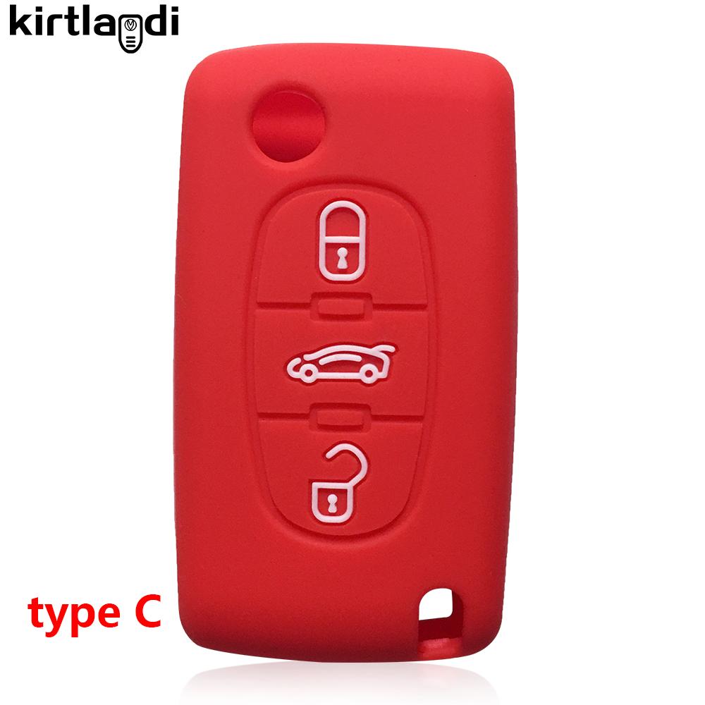 For Fiat Scudo for Opel Combo for Peugeot Rifter 2020 207 208 307 308 407 408 5008 308SW 2008 for Citroen C4 Key Cover Case Skin
