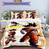 3-teiliges Bettbezug-Set (1 * Bettbezug + 2 * Kissenbezug, ohne Kern), Dragon Ball Print Bettwäsche-Set, Schlafzimmer-Dekoration, Ganzjahres, Geburtstagsgeschenk