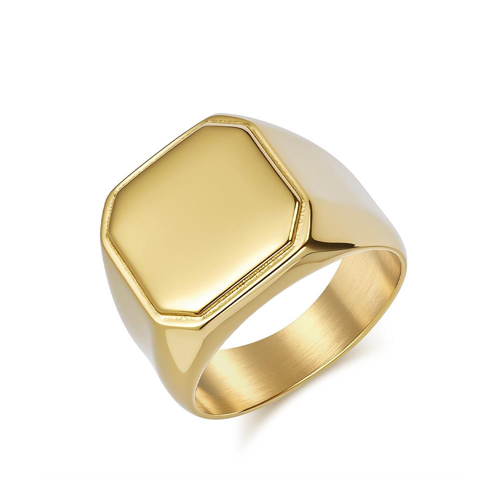 

Мужское глянцевое кольцо-печатка квадратной формы 16 мм, модное и персонализированное кольцо 2025 13