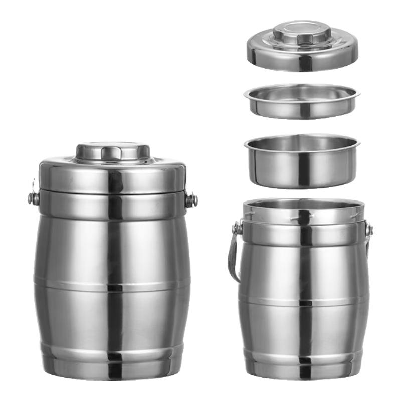 Yihuan 2.2L Stainless Steel Insulated Food Container Set