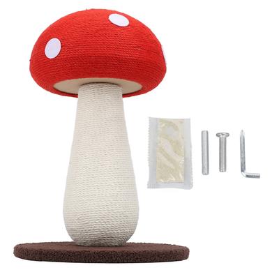 Mushroom Cat Scratching Post Scratch Resistant Furniture Protection Space Saving Cute Cat Scratcher