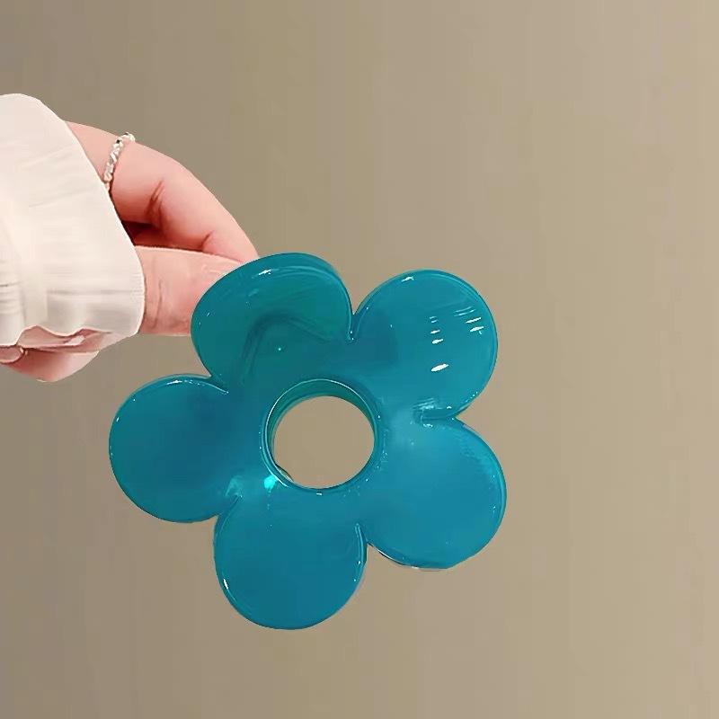 Acrylic Wave Grab Clip for Women 2025 New High-end Hair Clip Large Hair Volume Large Shark Clip Back of the Head Clip