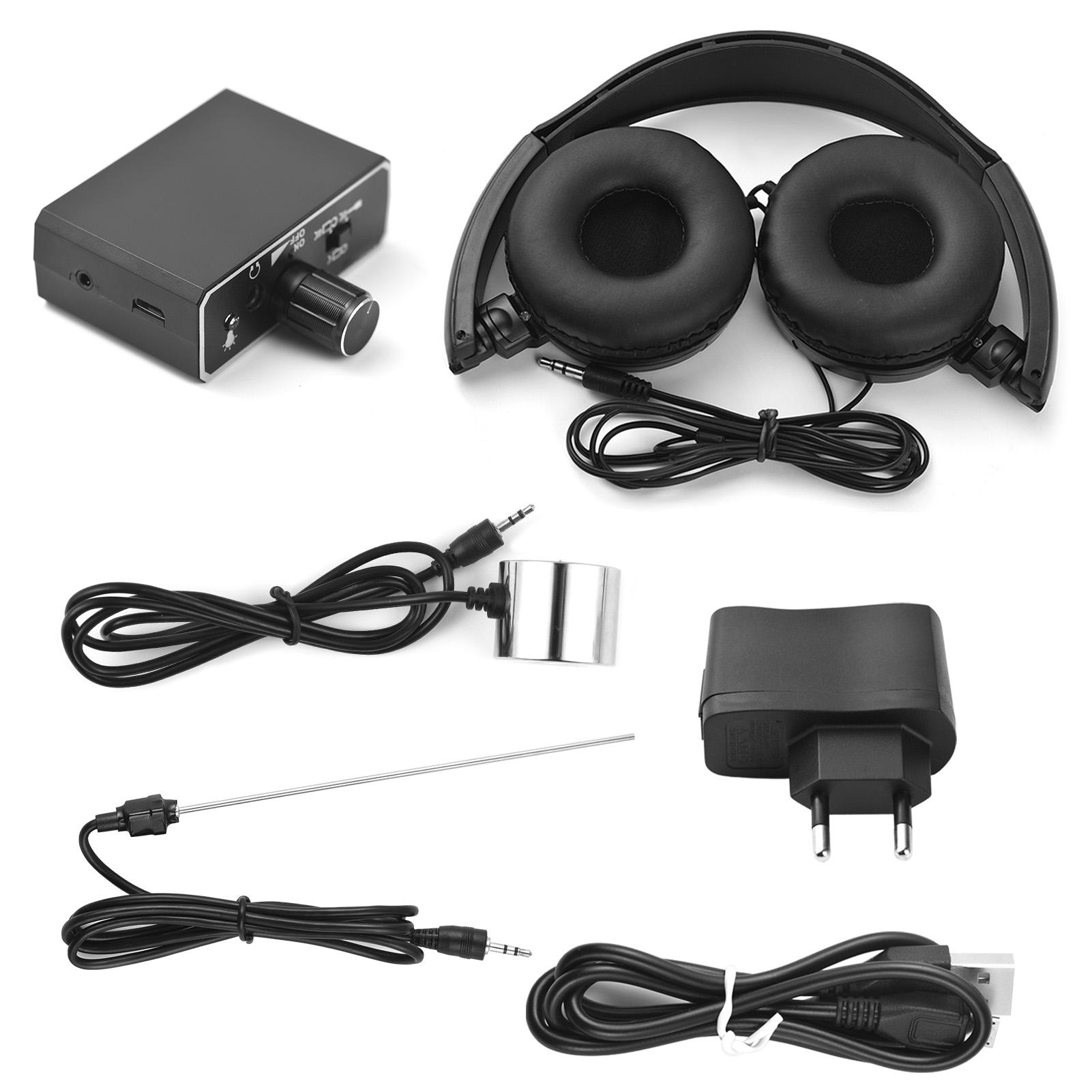 

Бездротові детектори витоку води для домашнього будівництва Датчик витоку води з підземними навушниками EU Plug