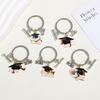 2026 Graduation Cap Keychain Gift: Book and Hat Pendant Keyring