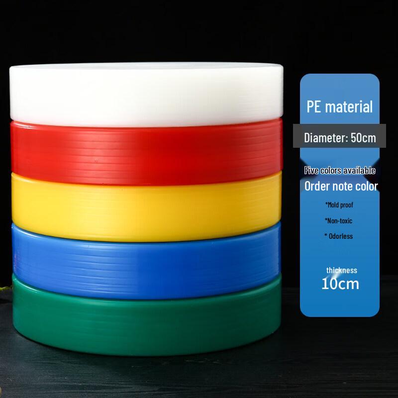 Commercial Food Grade Round Plastic Cutting Board