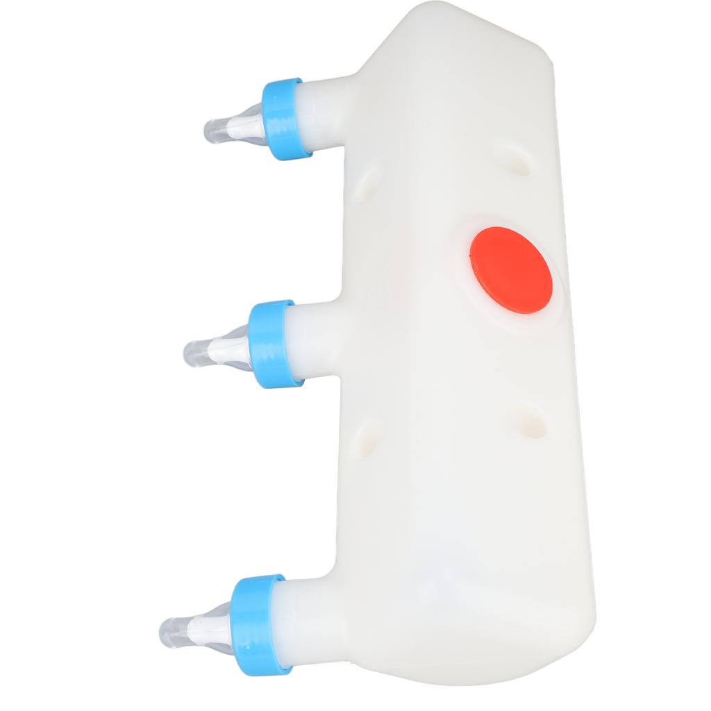 3L Baby Bottle Feeder and Lamb Feeding Device, Safe Material with 6 Nipple Large Capacity Nursing Set for Efficient Feeding, Made of Plastic an