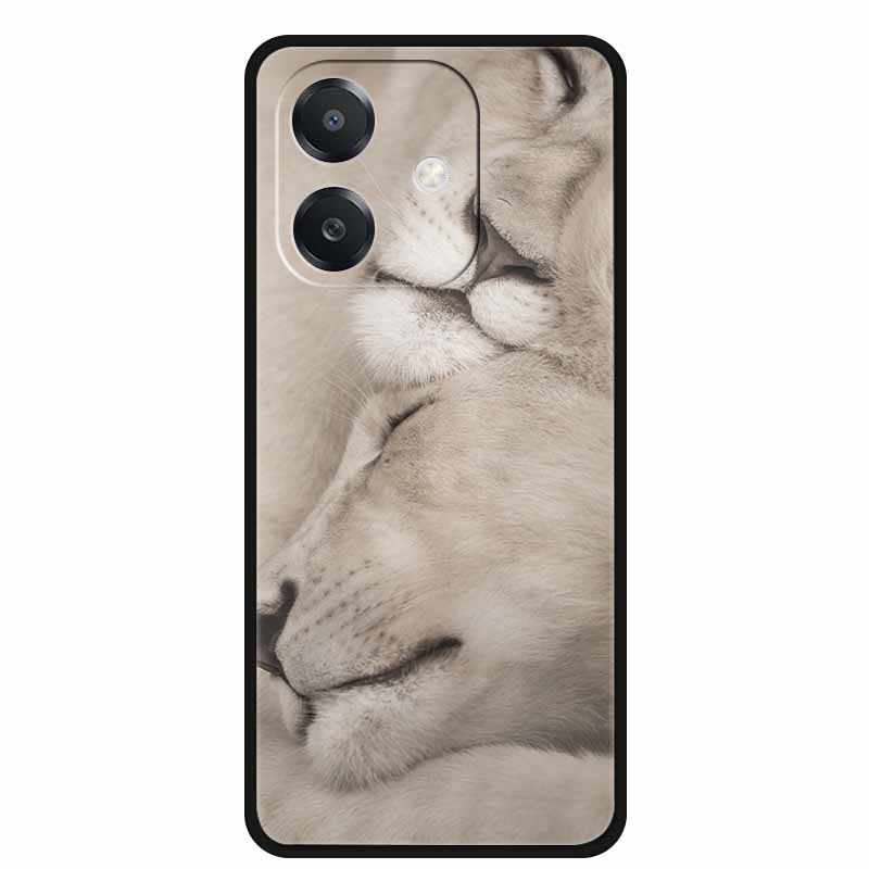 For OPPO A5 5G Case A5 Pro 4G 5G Silicone Wolf Lion TPU Soft Phone Case For OPPO A5 Pro 5G Back Cover Cartoon Shockproof Shell