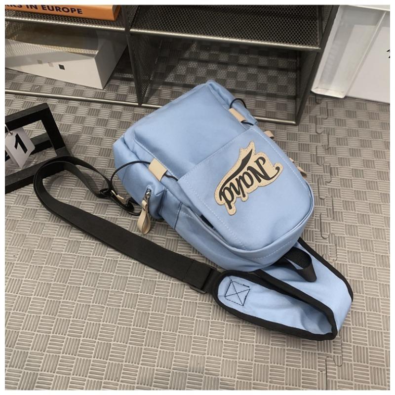 

Школьная сумка новая высокоценная модная и крутая нагрудная сумка с надписью, парная, повседневная, простая и легкая, дорожная, для альпинизма, сумка-мессенджер