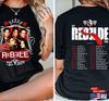 חולצת Soy Rebelde Tour 2023 חולצת קונצרט Rbd קפוצ'ון T חולצת T