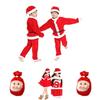 Kids Xmas Outfit Boys Girls Santa Claus Cosplay Costume Christmas Clothes
