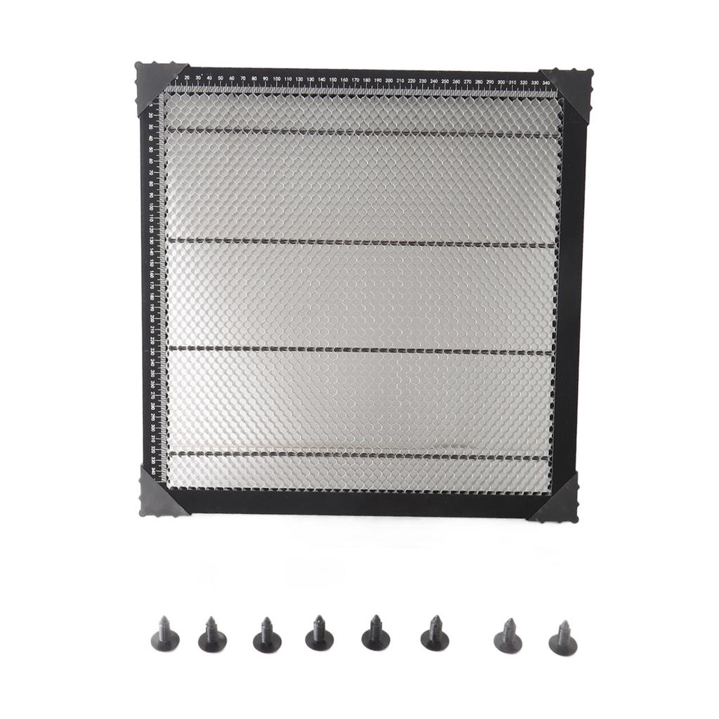 Graviermaschinen Arbeitstisch Ganzmetallstruktur Stahlplattenplattform mit Messung Graviermaschinenzubehör