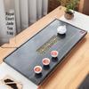 Large Natural Wood Grain Stone Tea Tray – Royal Court Kung Fu Tea Set