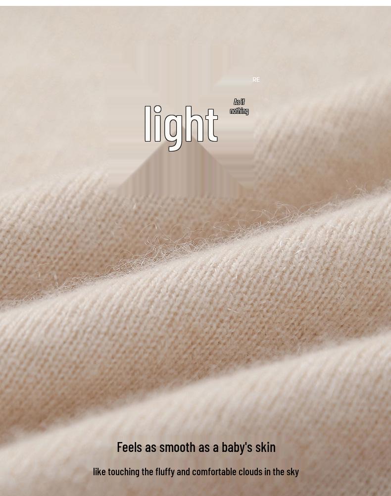 Women's Polo Collar Cashmere Cardigan - Elegant Lapel Sweater, Fashionable and Versatile Knit Top
