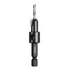 Hex Shank 90° Woodworking Countersink Drill Bit for Pilot Holes and Self-Tapping Screws