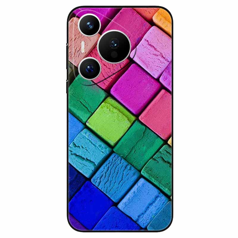 For Huawei Pura 70 / Pura70 Pro Case Soft Silicone Fashion Marble Shockproof Cover for Huawei Pura 70 Ultra P 70 Pro+ TPU Coque