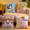 Cushion Cover  Linen  SkinFriendly Soft Decorative Case For Sofa Home Decor Mermaid Melody Pichi Pichi Pitch Pillow Cover