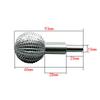 40mm Carbide Burr Ball Rotary Burr Ball Gouge Grinding Head for Angle Grinder for Wood Carving Grinding Polishing Engraving